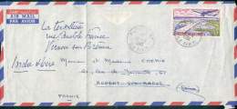 POLYNESIE FRANCAISE LETTRE POUR VERNON SUR BREME PAPEETE TAHITI 22/6/1962 PA N°5 DALLAY - Covers & Documents