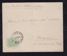 Brazil 1893 Printed Matter 50R Cruzeiro Single Use RIO DE JANEIRO To MAYEN Germany - Storia Postale