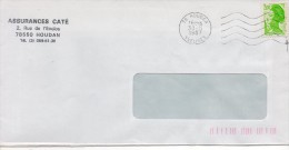 1987 - Liberté De Gandon N° 2188a - 1 Bande De Phosphore - Briefe U. Dokumente