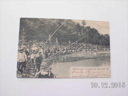 Cleveland. - Fishing Scene, Brookside Park. (25 - 2 - 1906) - Cleveland