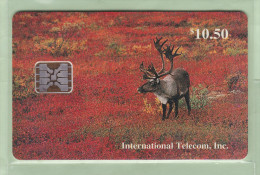 USA - Alaska - 1993 National Parks - $10.50 Bull Caribou - ASK-03 - Mint - [2] Tarjetas Con Chip