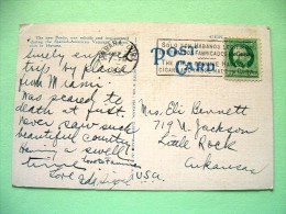 Cuba 1937 Postcard "Prado" To USA - Marti -Habanos Cigars Slogan - Cartas & Documentos