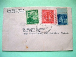 Cuba 1940 Cover To USA - Habano Cigar Tobacco Tuberculosis Children Hospital Nurse - Storia Postale