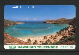 Hawaii GTE - 1993 10 Unit - Hanauma Bay - Green Letters - Bronze Reverse - HAW-08 - Mint - Hawaii