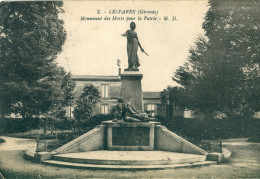 33 - Lesparre : Monument Aux Morts Pour La Patrie - Lesparre Medoc