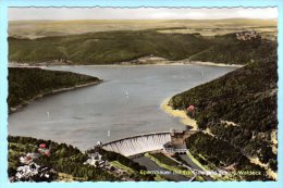 Edersee - Sperrmauer Mit Edersee Und Schloß Waldeck - Edersee (Waldeck)