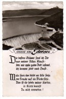 Edersee - S/w Edertalsperre Mit Gedicht - Edersee (Waldeck)