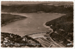 Edersee - S/w Mit Sperrmauer Und Schloß Waldeck - Edersee (Waldeck)