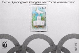 Israel 1984  Minr. Block 26  MNH (**) GAMES OF THE XXIII OLYMPIAD. LOS ANGELES 1984  ( Lot 5991 ) - Ongebruikt (zonder Tabs)