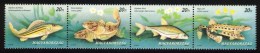 HUNGARY 1997 FAUNA Animals FISHES - Fine Set/strip MNH - Unused Stamps