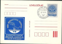 3129 Hungary FDC Danube Tour Kayaking Water Sport Unaddressed - Kanu