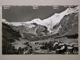 Saas-Fee Mit Fee-Gletscher, Allalinhorn, Alphubel, Täschhorn U. Dom - Täsch