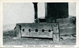 LEICS - OAKHAM MARKET PLACE - OLD STOCKS Le149 - Andere & Zonder Classificatie