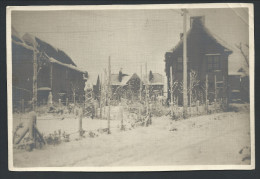 Photo - Entrée De La Place Du Logis - BOITSFORT - Novembre 1925 - Neige - Bosvoorde   // - Watermaal-Bosvoorde - Watermael-Boitsfort