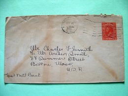 Canada 1936 Stationery Cover To USA - King - Briefe U. Dokumente