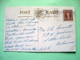 Canada 1938 Postcard "Niagara Falls" To USA - King George VI - Covers & Documents