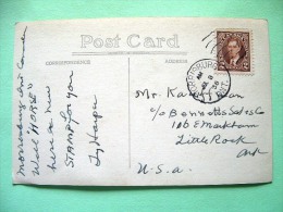 Canada 1938 Postcard "Dr. Locke Clinic" Cover To USA - King George VI - Medecine - Briefe U. Dokumente