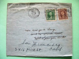 Canada 1939 Cover To USA - King George VI - Air Mail Slogan - Covers & Documents