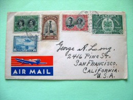 Canada 1939 FDC Cover To USA - Royal Visit - Ship Plane - Special Delivery (#E7 = 3.25 $) - Briefe U. Dokumente