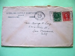 Canada 1940 Cover To USA - King George V - King George VI - Briefe U. Dokumente