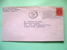 Canada 1945 Cover To USA - King George VI - Briefe U. Dokumente