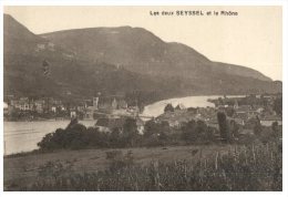 (912) Very Old Postcard - France - Seyssel And Rhone River - Seyssel