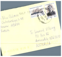 (995) Russia To Australia Cover  - Ship + Captain ? - Usados