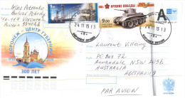 (995) Russia To Australia Cover  - Tank + Bridge - Usados