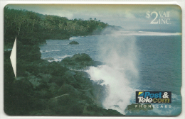 Fiji, Post & Telecom,Taveuni Island, Blowholes. - Fidschi