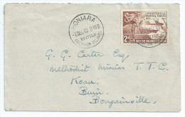 Solomon Islands 1949, Letter To Buin (Papua New Guinea) - UPU Single On Cover (SN 2431) - Islas Salomón (...-1978)