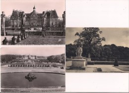 - 77 :VAUX Le VICOMTE: 3 Cpsm: Le Château Façade Nord, Grilles, Vue Générale Et Groupe D'enfants - - Vaux Le Vicomte