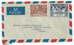 KUT Cover With UPU Stamps To France (SN 2438) - Kenya, Uganda & Tanganyika