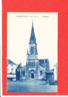 76 GODERVILLE Cpa Petite Animation L ' Eglise - Goderville