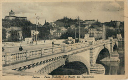 TORINO  PONTE UMBERTO I E MONTE DEI CAPUCCINI   2 SCAN      (VIAGGIATA) - Bridges