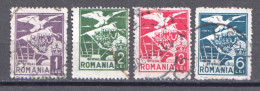 Rumänien; Dienstmarken; 1929; Michel 3,4;5 Und 7 O; Adler Und Wappen - Officials