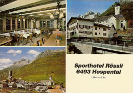 CP De HOSPENTAL " Hotel RÖSSLI " - Hospental