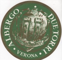 Etiquette Hôtel Due Torri Verona - Adesivi Di Alberghi