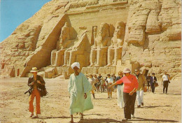 Carte Postale Egypte Temple De Ramses II Abou Simbel - Abu Simbel Temples