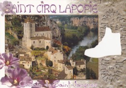 CPM Saint Cirq Lapopie Chemin De Saint-Jacques - Saint-Cirq-Lapopie