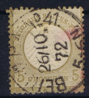 Deutsches Reich: Mi Nr 6  Gestempelt/used/obl.  Kleiner Brustschild - Used Stamps
