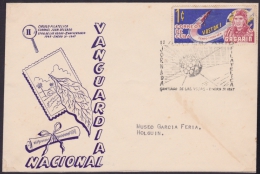 1967-CE-15 CUBA 1967. SPECIAL CANCEL. EXPOSICION DE FILATELIA DE SANTIAGO DE LAS VEGAS. PHILATELIC EXPO - Briefe U. Dokumente