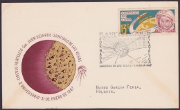 1967-CE-4 CUBA 1967. SPECIAL CANCEL. EXPOSICION DE FILATELIA DE SANTIAGO DE LAS VEGAS. PHILATELIC EXPO. - Storia Postale