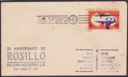 1971-CE-3 CUBA 1971. SPECIAL CANCEL. 30 ANIV VISITA DE DOMINGO ROSILLO A SAN AGUSTIN. - Covers & Documents