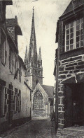 PONT CROIX   LA RUE DU PRESBYTERE    ANNEE 1949 - Pont-Croix