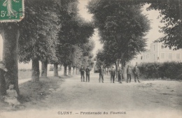 Delcampe - 71 CLUNY  -Promenade Du Fouéttin    PAS COURANT - Cluny