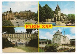 75 - PARIS - Le XXe Arrondissement : Multivues -  éd. GUY N° 2002 - Paris (20)