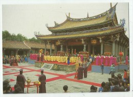 A TRIBUTE CEREMONY TO CONFUCIUS At The Taipei Confucius Temple - TAIWAN - Taiwan