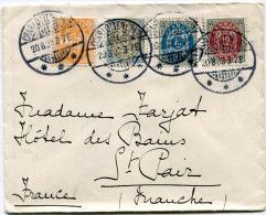 DANEMARK LETTRE DEPART CHARLOTTENLUND 20-8-03 POUR LA FRANCE - Cartas & Documentos