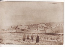 Carte Postale Photo Militaire Allemand De  PREDEAL (Roumanie-Romania-Rumänien-Carpaten) Soldaten-Soldats Dans La Neige - Romania