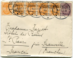 DANEMARK LETTRE DEPART CHARLOTTENLUND 4-8-03 POUR LA FRANCE - Storia Postale